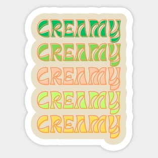 Creamyh Sticker